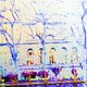 image 4 of Blue Trees (Canvas Print) 24" x 16"