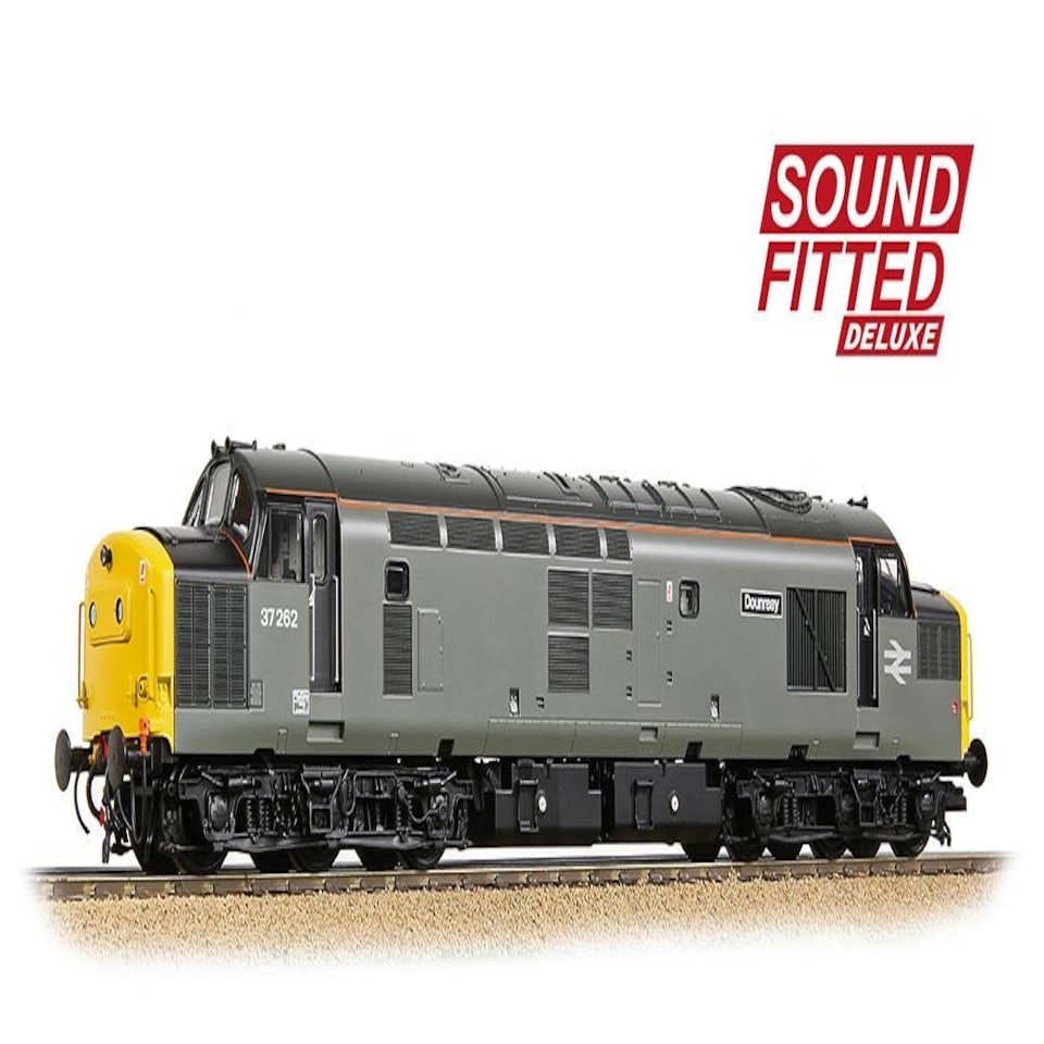 Bachmann Deluxe Class 37 262 Dounreay Engineers Grey (DCC-Sound)