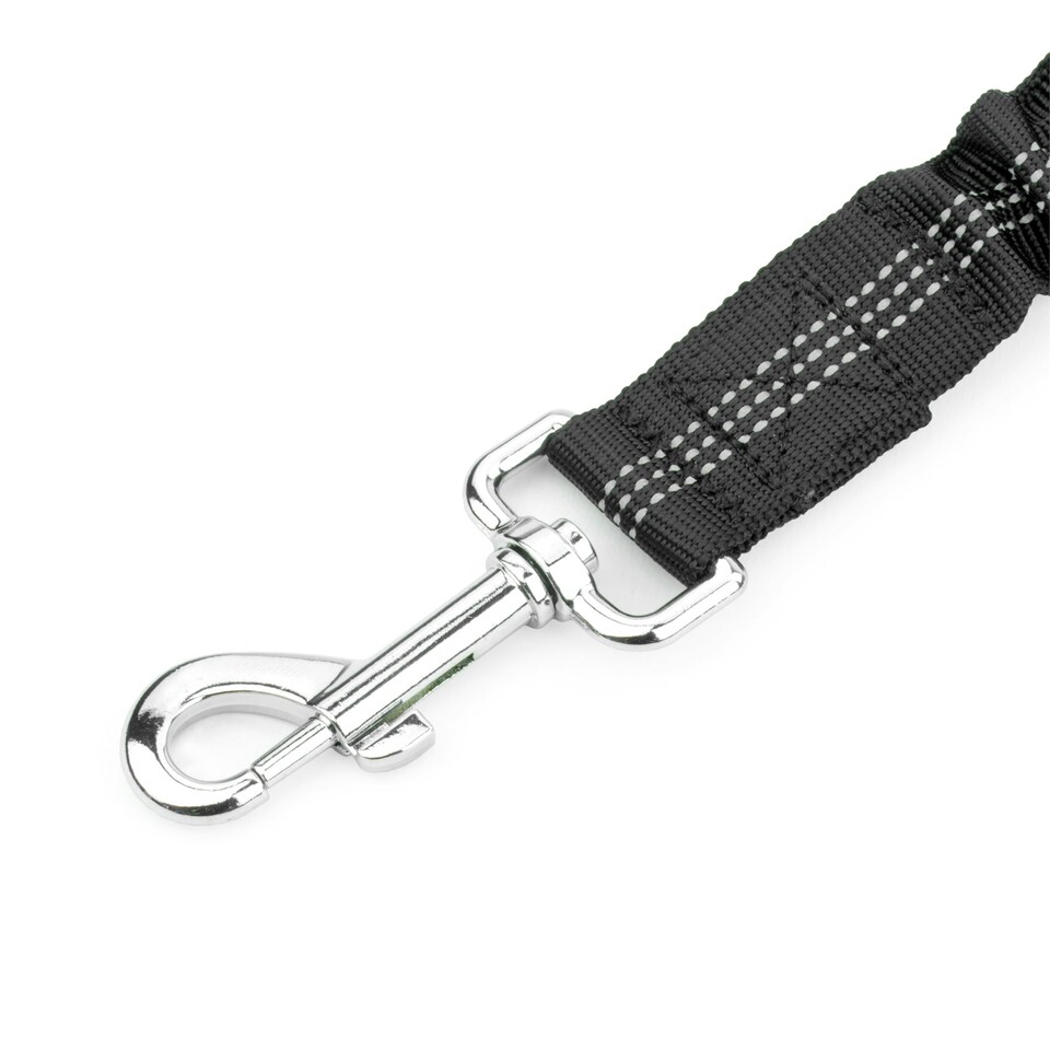 image 1 of KCT Black Car Seatbelt for Dogs Black | L