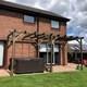 image 3 of Premium Pergola 6 Posts - Wood - L300 x W660 x H270 cm - Rustic Brown