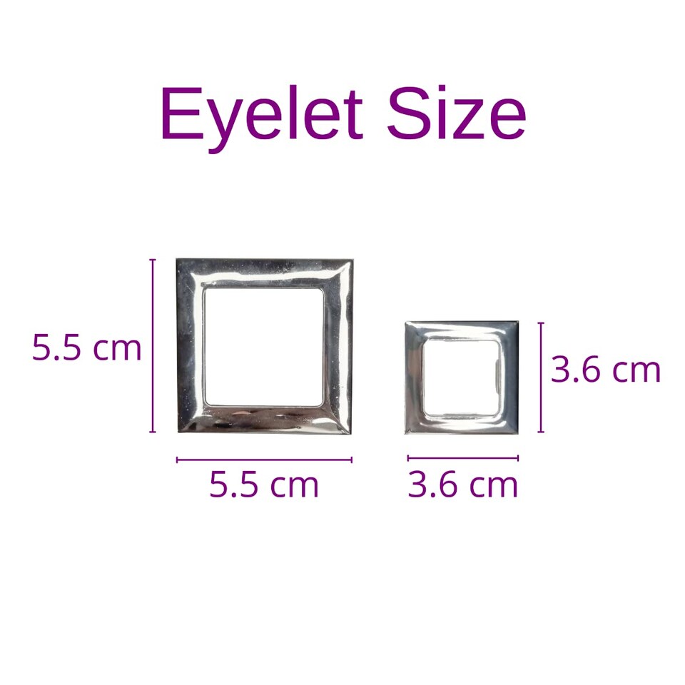 image 1 of FURNISHED Blackout Roller Blinds with Triple Square Eyelets Cut to Size Easy Fit Window Shade | White | White | (W) 150cm x (L) 210cm
