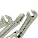image 4 of 3pc Extra Long Nose 12" Adjustable Locking Pliers Mole Grips Straight 45Â° 90Â°