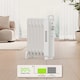 image 3 of VonHaus Oil Filled Radiator 6 Fin Portable Electric Heater