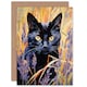 image 1 of Cat in Cornfield for Wife Her Thank You Art Card