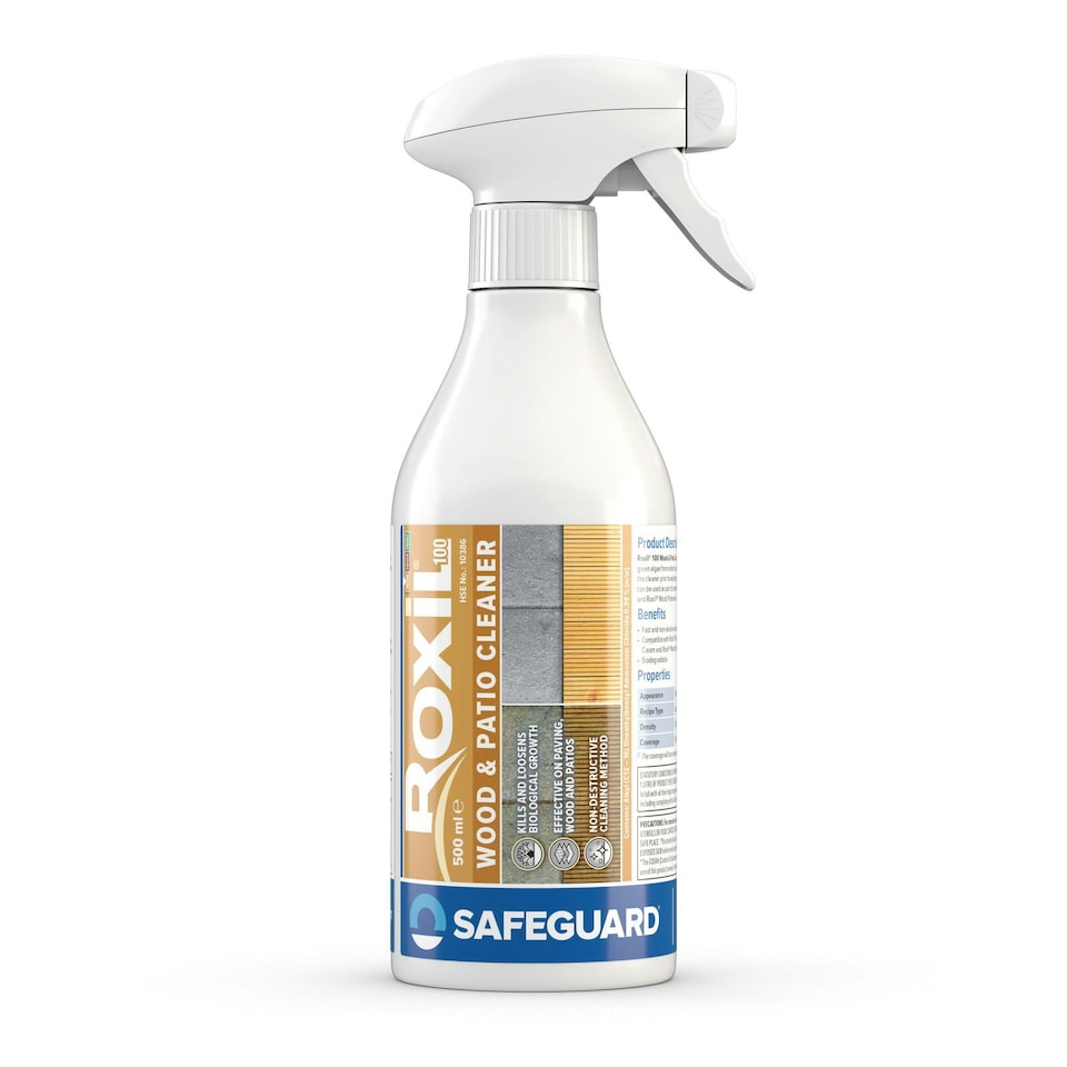 image 1 of Roxil 100 Green Mould, Algae, Lichen Killer - 500ml - Patio, Deck, Fence & Paving Restorer