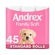 image 1 of Andrex Toilet Roll Gentle Clean Fragrance-Free 2 Ply Toilet Paper, 45 Rolls | White | 1 Pack | 1