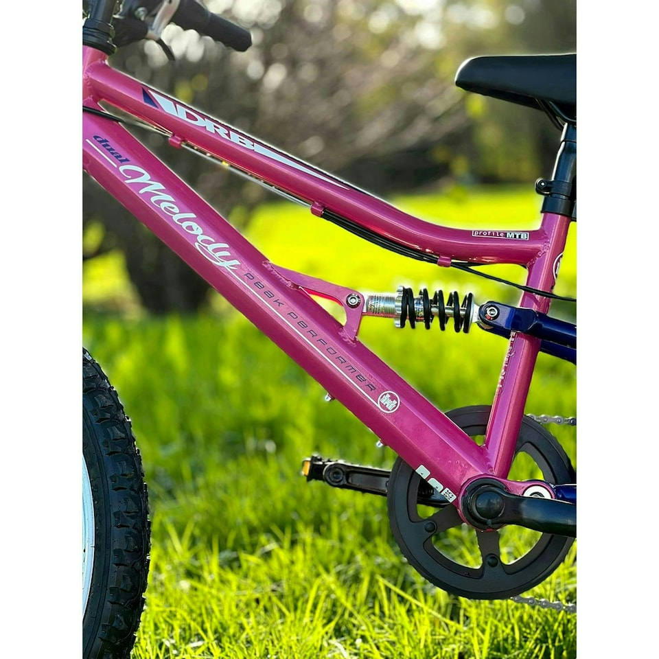 image 1 of Dallingridge Melody 20" Girls Full Suspension Mountain Bike - Pink/Blue