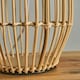 image 1 of ValueLights Contemporary Natural Rattan Cylinder Table Lamp Base