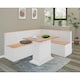image 3 of Sara Dining Table Fix Top S WhW105x65x75cm White | White