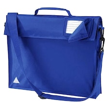 Quadra Junior Book Bag With Strap - Bright Royal - One Size