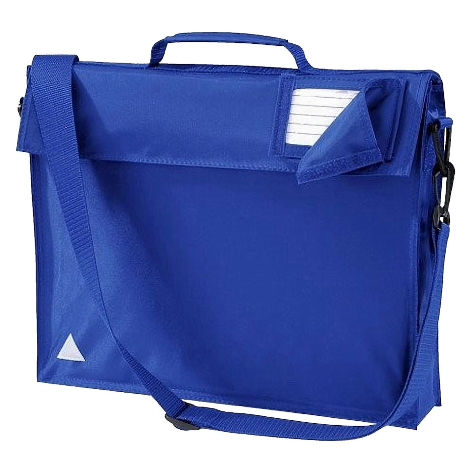 image 1 of Quadra Junior Book Bag With Strap - Bright Royal - One Size