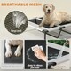 image 10 of PawHut Portable Elevated Dog Bed with Removable Canopy Grey | M