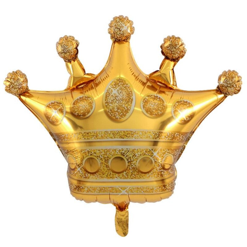 Realmax Crown Foil Balloon - Gold - One Size