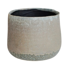 Celeste Planter - Ceramic - L21 x W26 x H26 cm - Grey Grey