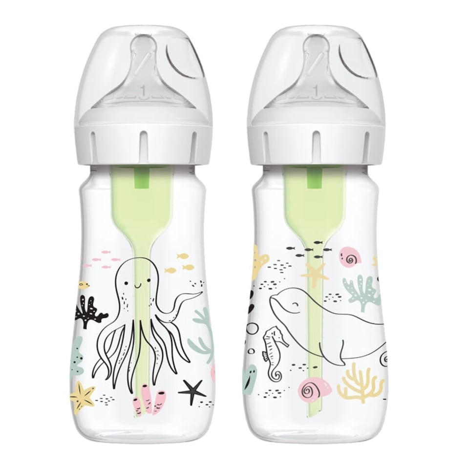 image 1 of Dr Brown's Options+ Bottle Design Ocean 270ml 2Pk