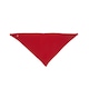 image 2 of Babybugz Baby Reversible Contrast Detail Bandana Bib - White/Red - One Size