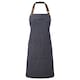 image 1 of Premier Unisex Adult Annex Oxford Faux Leather Bibbed Full Apron - Navy - One Size Blue
