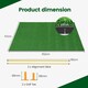 image 2 of COSTWAY 3-In-1 Premium Golf Practice Turf 27mm Golf Hitting Mat