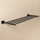 image 2 of Cosmic TOALLERO Towel Wall Mount Rail w/ Matte Chrome Stainless Steel Finish 60cm