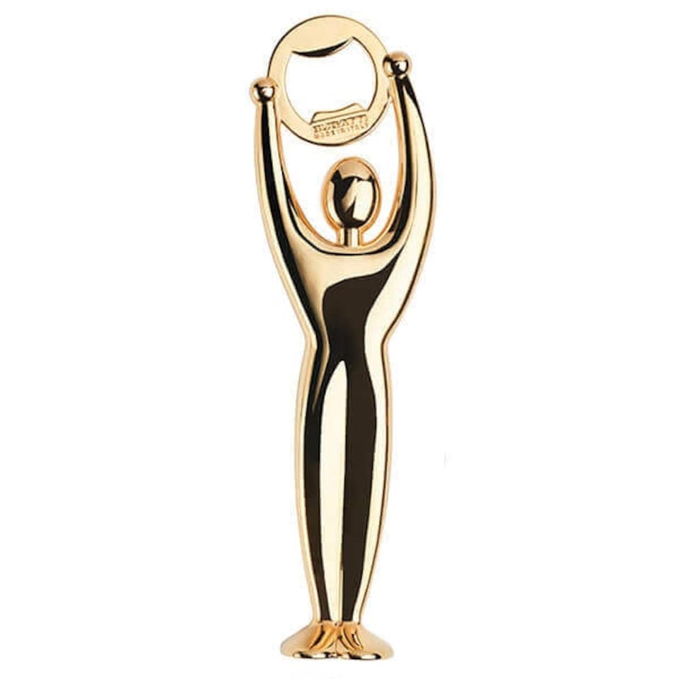 image 1 of Bugatti Gym Bottle Opener Gold