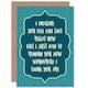 image 1 of You Are Wonderful Sympathy Empathy Greetings Card