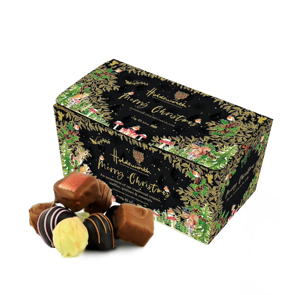 image 1 of Holdsworth Chocolates Christmas Assorted Ballotin 110g