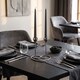 image 7 of Homescapes Dual Brass Heart Dinner Candle Holder – Polished Silver