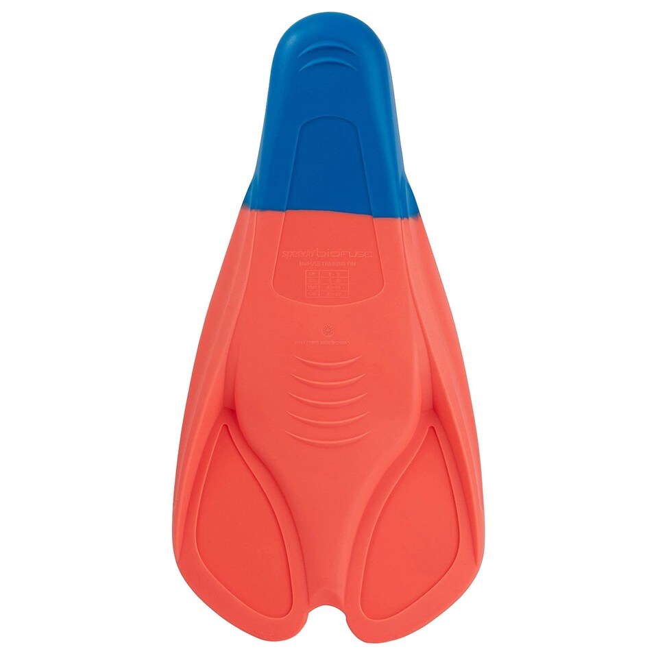 image 1 of Speedo Unisex Adult Training Diving Fins - Tango/Blue - 8 UK-9 UK