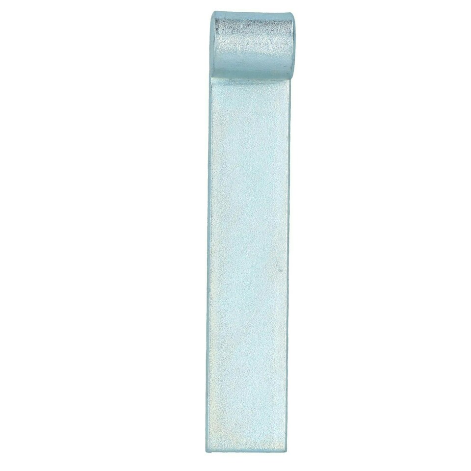 image 1 of HD Strap Tailgate Straight Hinge for 12.5mm Pins 160mm Long Zinc Plated 6pc | Silver
