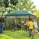 image 2 of Outsunny 3x3(m) Pop Up Gazebo Marquee Tent for Garden w/ Carry Bag Grey