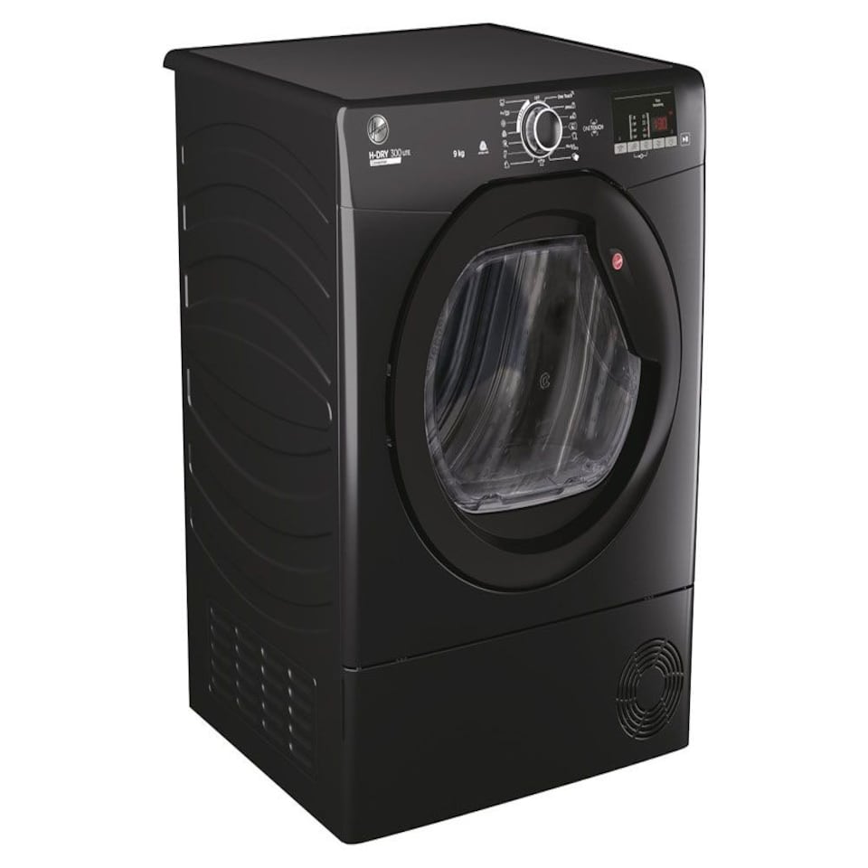 image 1 of Hoover HLEC9DGB 9KG Condenser Freestanding Black Tumble Dryer