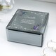 image 1 of Personalised Butterfly Diamante Glass Trinket Box