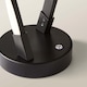 image 5 of ValueLights Infinity Black Double Twist Integrated LED Table Lamp