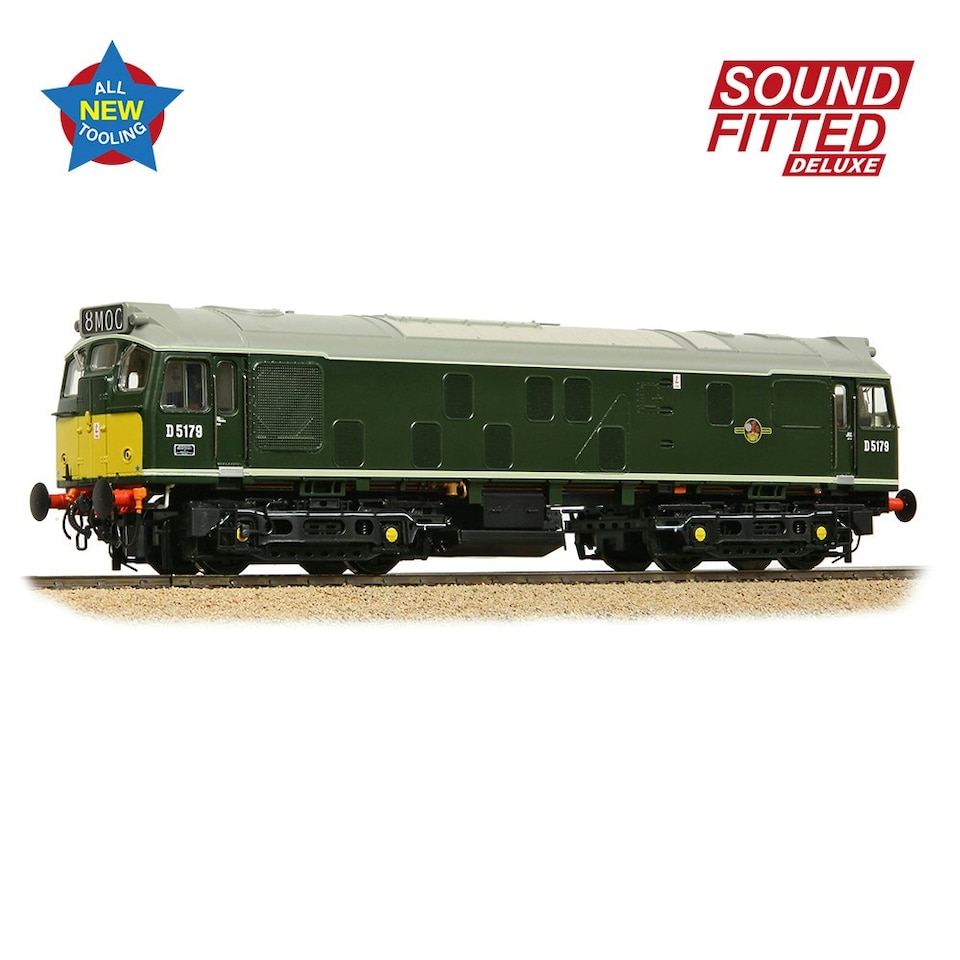 Bachmann Deluxe Class 25/1 D5179 BR Green SYP (DCC-Sound)