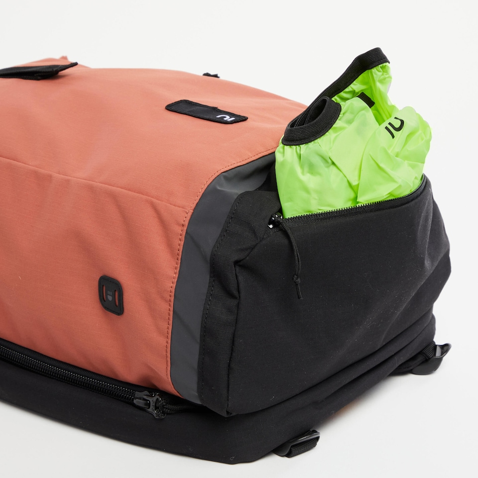 image 1 of Decathlon 27 L Cycling Double Pannier Rack Backpack