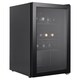 image 2 of Cookology CBC70BK 70L Under Counter Drinks Fridge, Black, Adjustable Temp, Double Glazed Glass, Energy Efficient