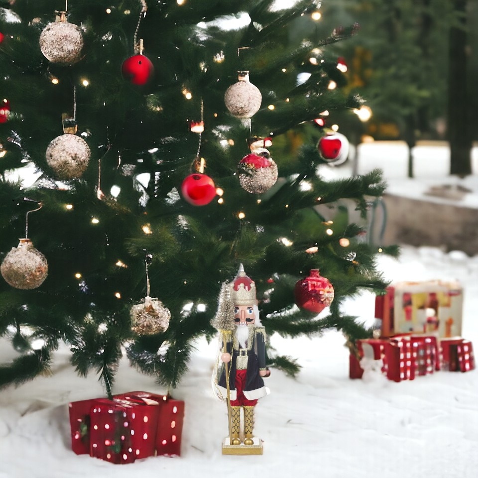 image 1 of 2-PC Christmas Nutcracker Soldiers - 38cm