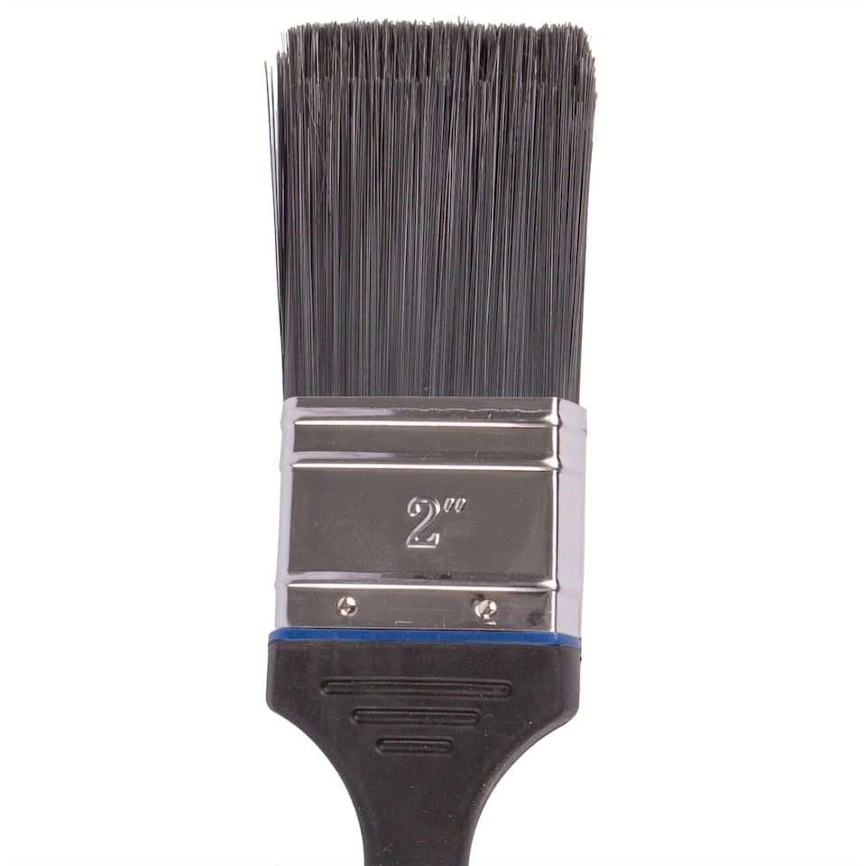 image 1 of Pro User No Bristle Loss Plastic DIY Paint Brush - 5cm - Black