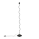 image 3 of ValueLights Black Metal Wavy Single Stem Floor Lamp Base