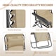 image 7 of Yaheetech 2PCS 63 cm W Zero Gravity Recliners-Beige | Cream | Beige | One Size