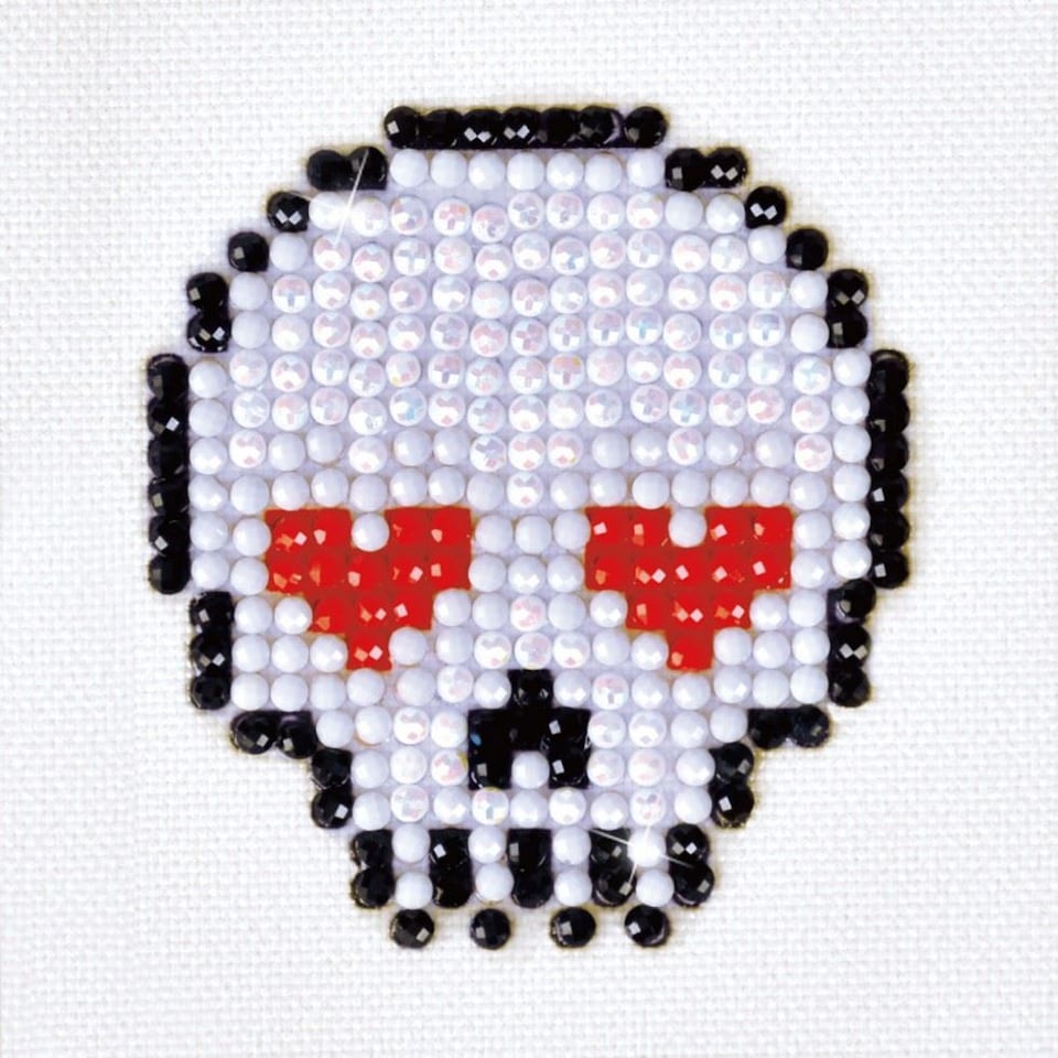 Diamond Dotz Diamond Painting Kit Sugar Skull, Skulls Pattern