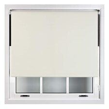 Blackout Roller Blind 90cm Wide x 210cm Long | Metal Fittings | Cream | Cream