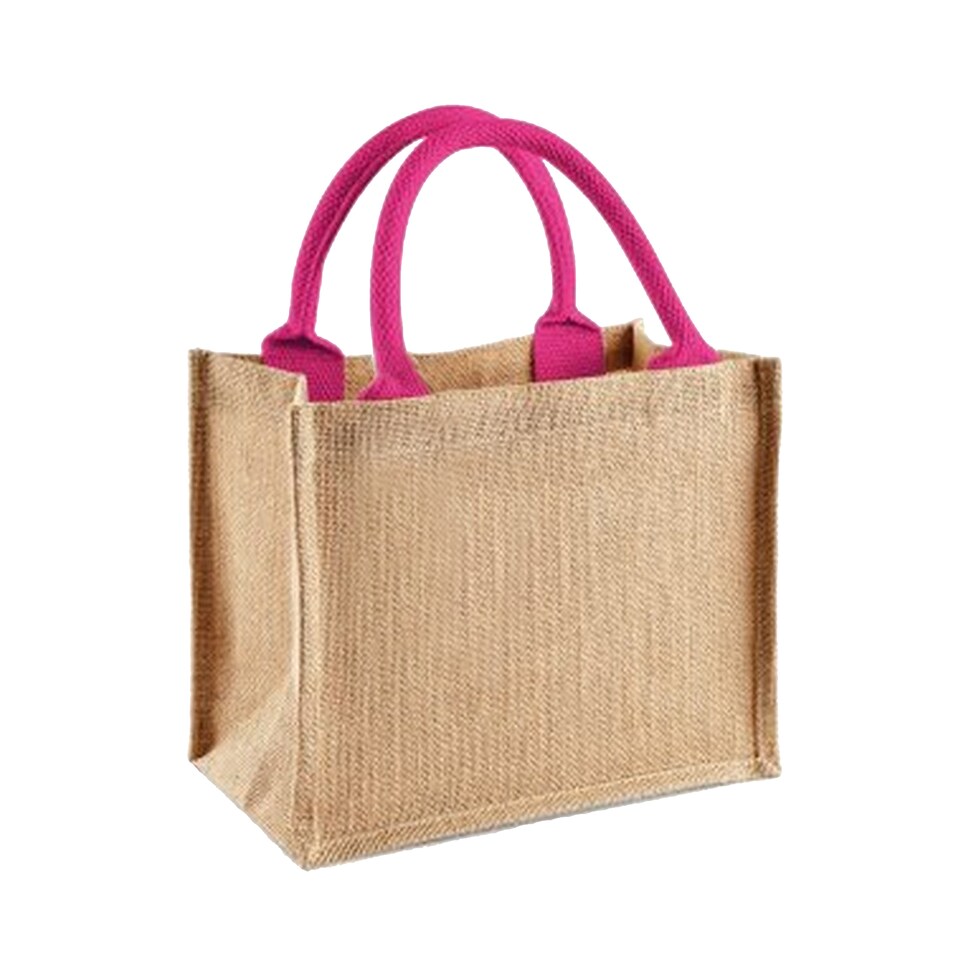 image 1 of Westford Mill Jute Mini Gift Bag (6 Litres)