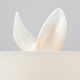image 1 of ValueLights Modern Matt White Ceramic Rabbit Hare Animal Table Lamp
