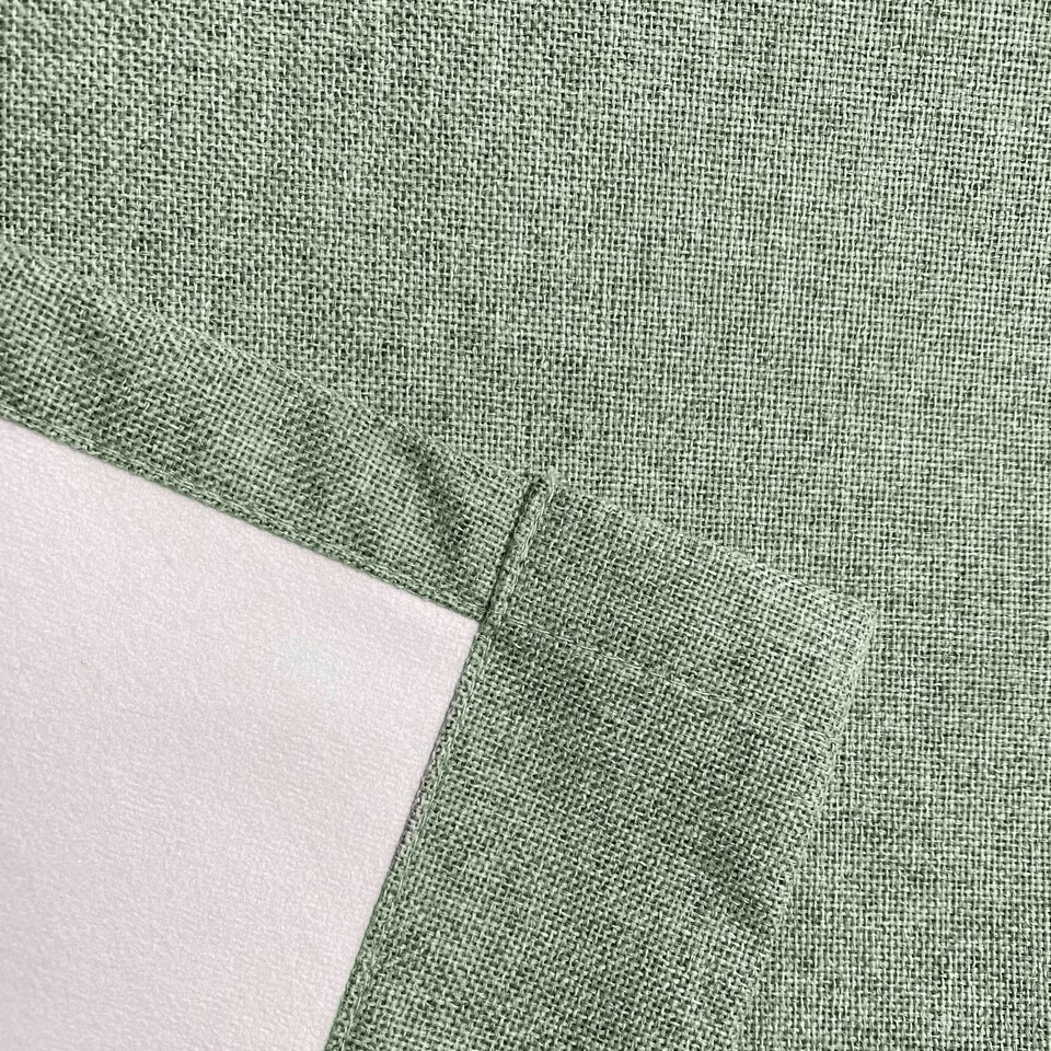 image 1 of Austin Green Blackout Curtains 90 x 72 inch (229 x 183 cm) 100% Blackout Eyelet Thermal Noise Reducing Curtains for Bedroom and Living Room