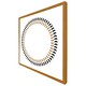 image 1 of Greek olive tree leaves (Picture Frame) Brown | Oak | S