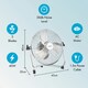 image 8 of VonHaus Floor Fan 12" Portable