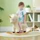 image 2 of AIYAPLAY Rocking Horse with Unicorn Design, Sounds for Ages 2-4 Years, White
