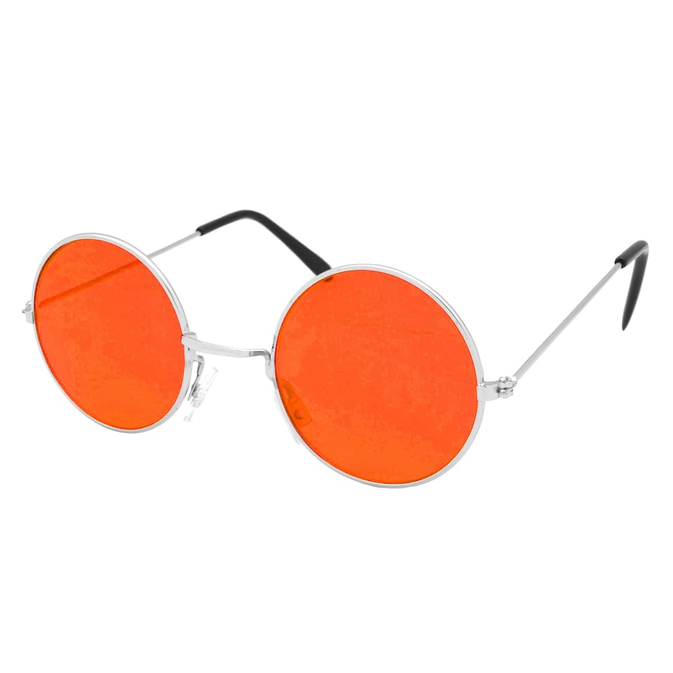 image 1 of Bristol Novelty Unisex Adults 60s Style Glasses - Orange - One Size One Size
