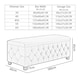 image 3 of 180cm Wide Empire Ottoman Storage Box with Legs, Duck Egg Velvet Chesterfield Upholstered Ottoman Footstool Coffee Table